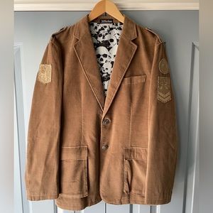 Affliction Corduroy Blazer Jacket